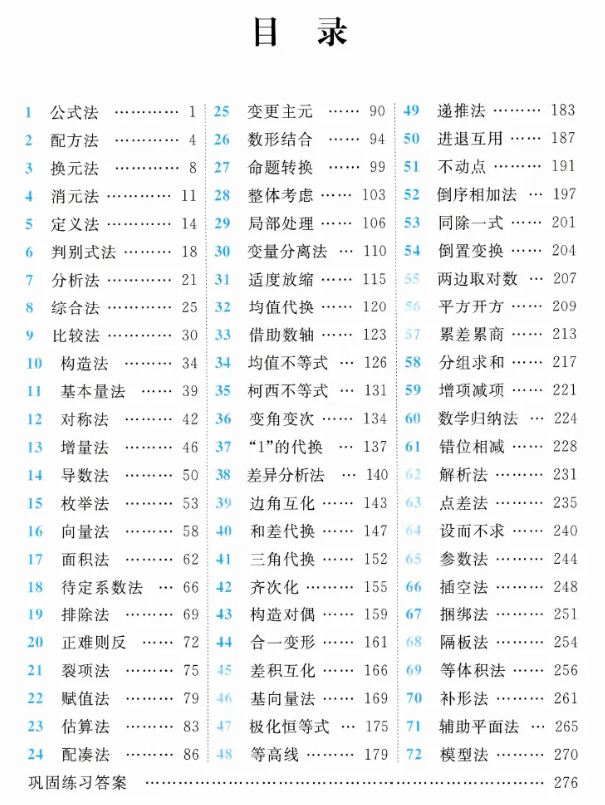 强烈推荐：高中数学思想方法导引